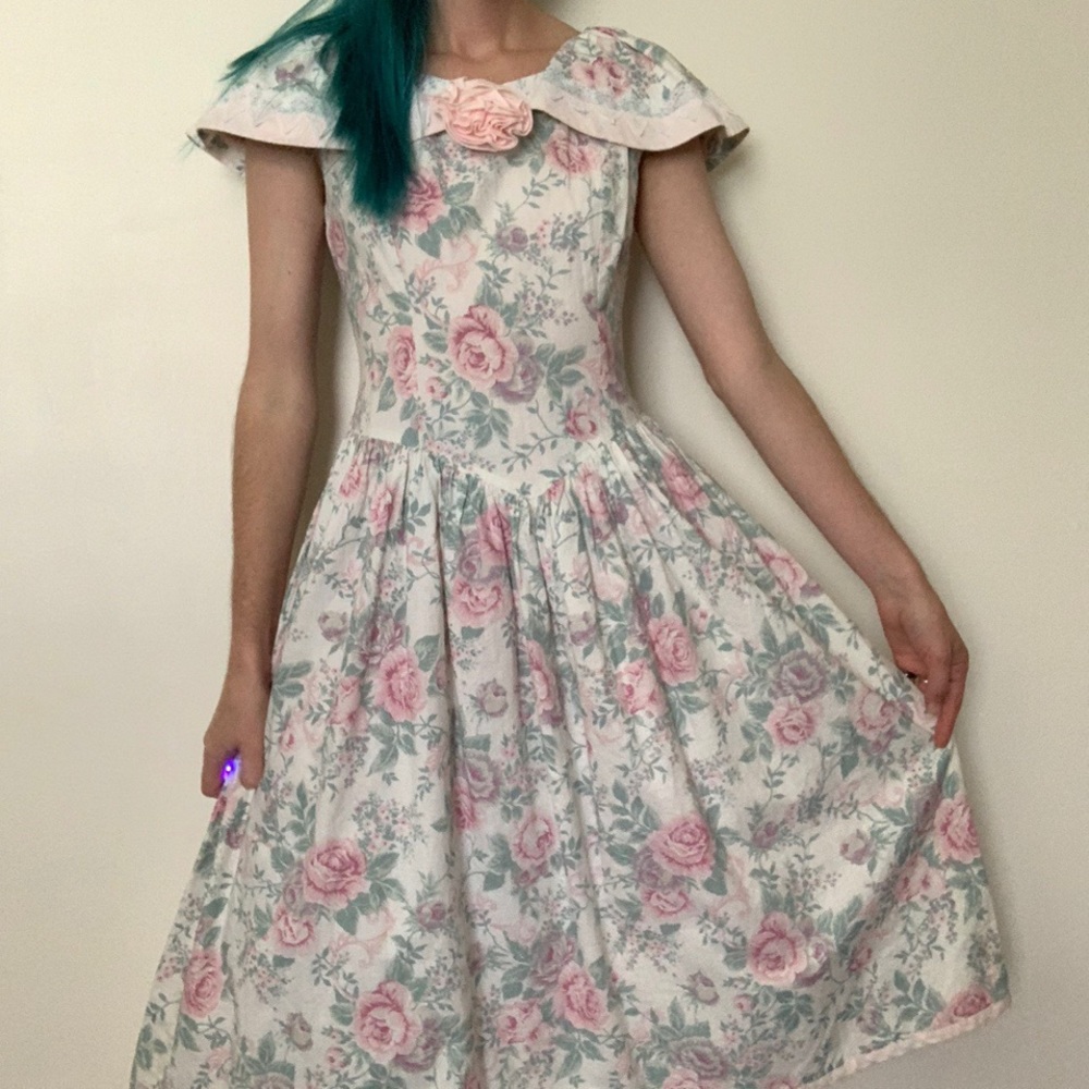 Gunne Sax Floral Garden Party dress